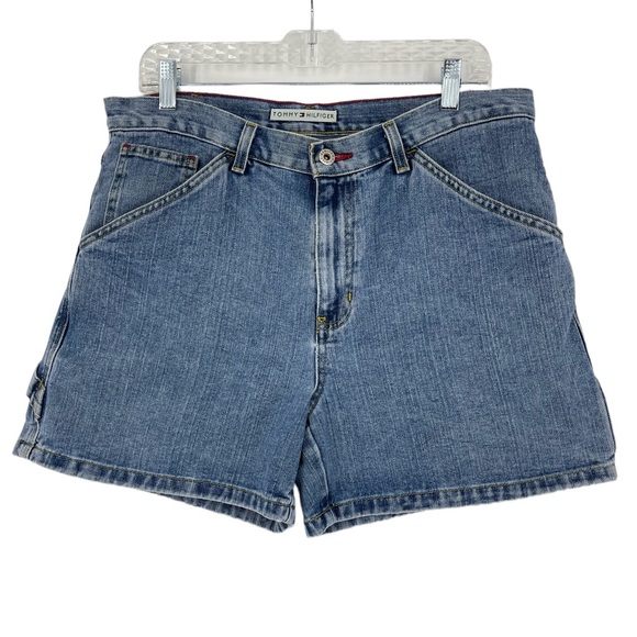 Tommy Hilfiger Pants - Vintage Tommy Hilfiger Denim Carpenter Shorts Size 12 Festival Concert Party Y2K